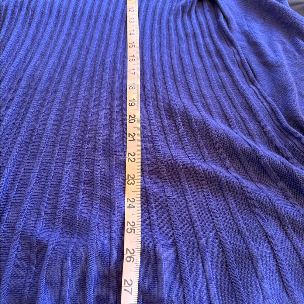 Daisy Fuentes Purple Long Sleeve Tunic - Picture 5 of 6